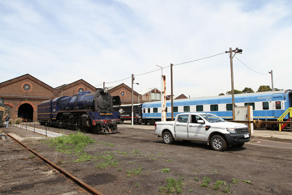 All-New Ford Ranger Tows Steam Locomotive