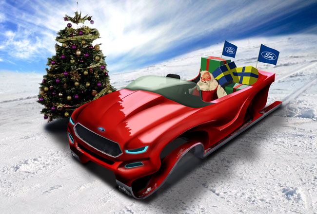 Ford Wants Rudolph to Retire, Offers Santa an EcoBoost Powered Sleigh