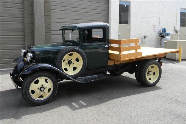 Lot 340 1931 Ford AA Flatbed Truck Wouldn't it be great to drive a piece 