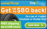 Goodyear Dunlop - Get up to $80 Back!