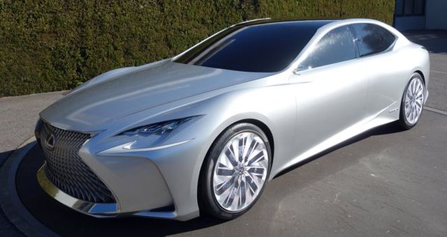 Lexus LF-FC Concept Spied in Silver