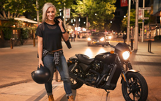 BMX Champion Rides a Harley-Davidson